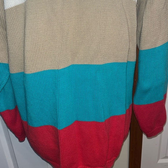 Dockers Striped Button Up Cardigan - Picture 6 of 10